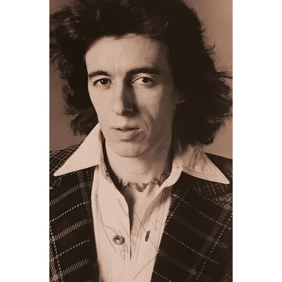 BILL WYMAN B&W Promo Photo Rolling Stones Press Photograph SIGNED AUTOGRAPHED - Picture 2 of 7